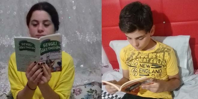 Müdür örnek oluyor, öğrenciler okuyor