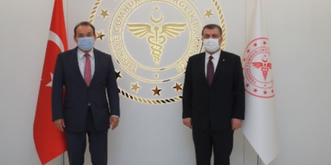 Bakan Koca, Türk Konseyi Genel Sekreteri'ni kabul etti