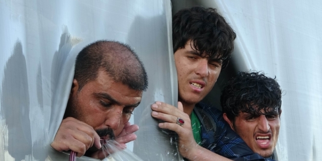 Samsun'da mülteci dramı: 115 kişi tır dorsesinde bulundu