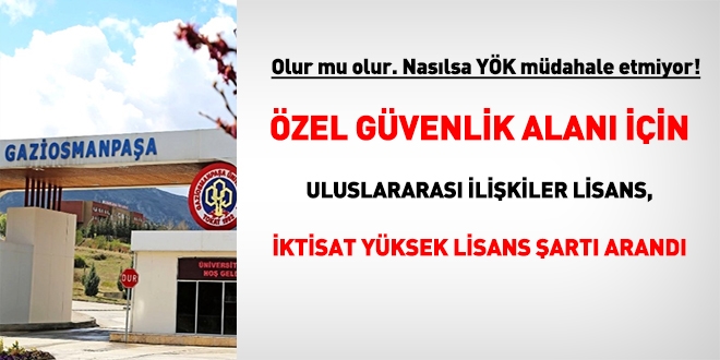 zel Gvenlik alan iin Uluslararas likiler lisans ve ktisat yksek lisans art arand