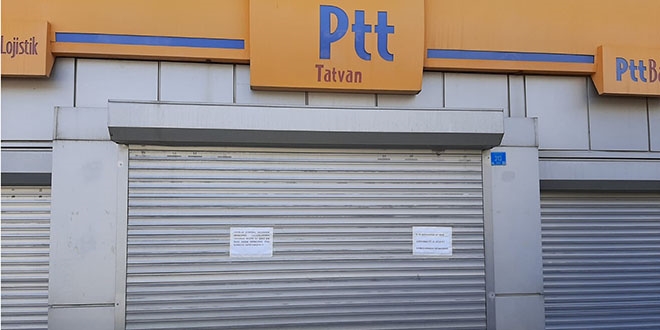 Personelde koronavirüs çıktı, PTT Şubesi kapatıldı