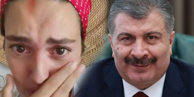 Bergüzar Korel'den Fahrettin Koca'ya teşekkür