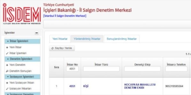 SDEM uygulamasna, bir gnde bin 159 ihbar geldi