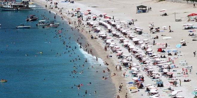 Mu�la'n�n sahillerinde 's�cak hava' yo�unlu�u