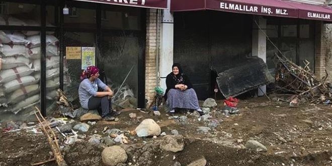 Selin vurduğu Giresun'da esnaf da zor durumda