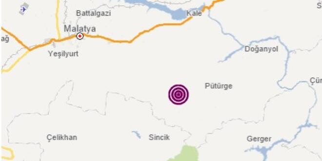 Malatya'da 4,0 büyüklüğünde deprem