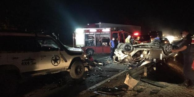 Bursa'da katliam gibi trafik kazas: 4 l, 6 yaral
