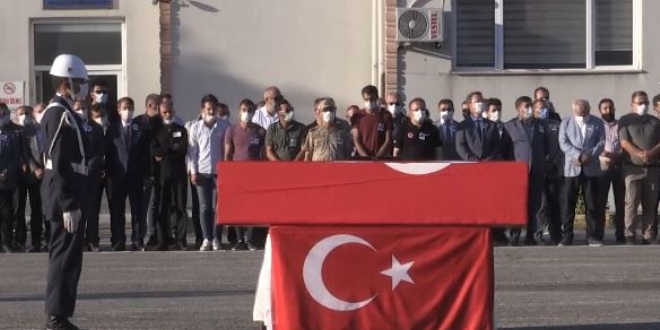 Şehit Uzman Çavuş Burak Tok için tören düzenlendi