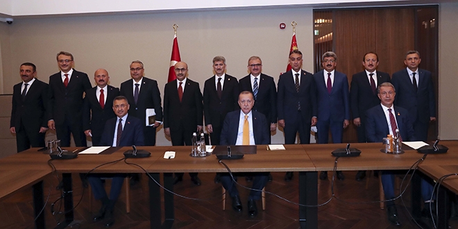 Cumhurbakan Erdoan, valilerle toplant yapt