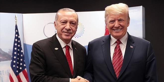 Cumhurbaşkanı Erdoğan, ABD Başkanı Trump ile görüştü