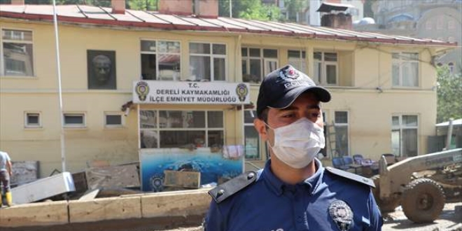 Polisin erken uyarısı Dereli'de daha büyük felaketi önledi