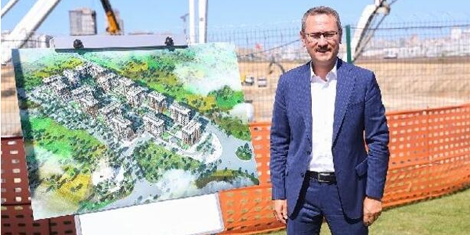 Türkiye'nin ilk deprem izolatörlü konutlarının temeli atıldı