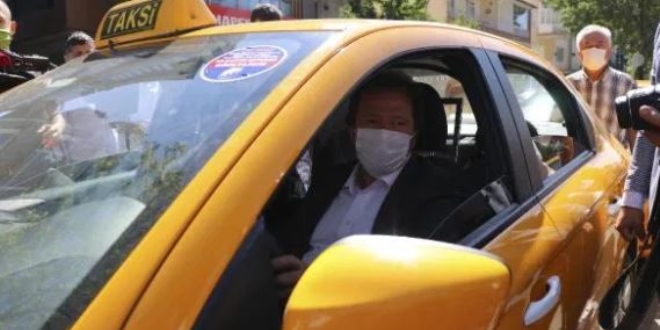 Ankara'da taksicilerden filyasyon ekiplerine destek