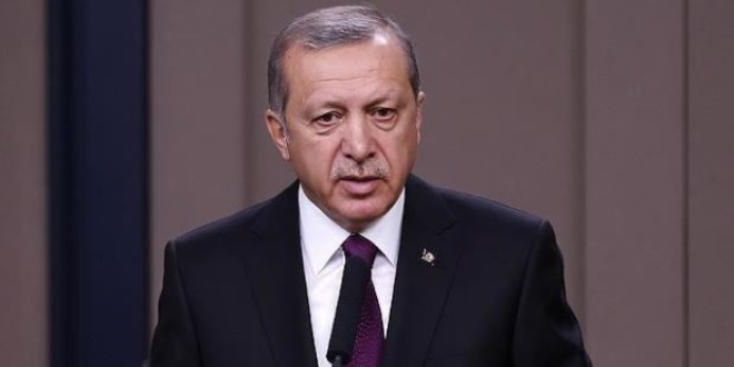 Erdoğan'dan şehit ailesine başsağlığı mesajı