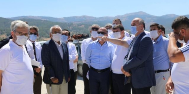Salda Gölü'nde Bakanlık heyetiyle alan çalışması yapıldı