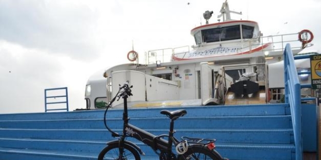 zmir'de deniz ulam bisikletliye 5 kuru