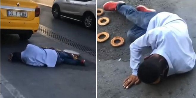 Sahte simitçilerin bayılma numarası ile duygu sömürüsüne tepki