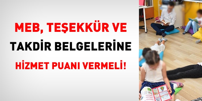 Başarı Belgesi alan öğretmen kurtulacak Teşekkür Belgesi alan öğretmen norm fazlası olacak