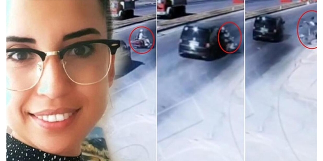 Pelin öğretmenin öldüğü kaza kamerada