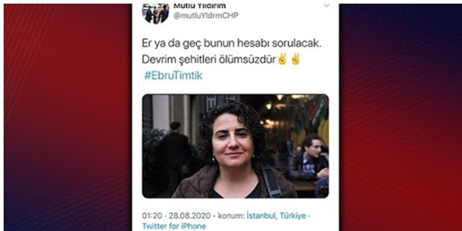 CHP'li Mutlu Yldrm'a terr soruturmas