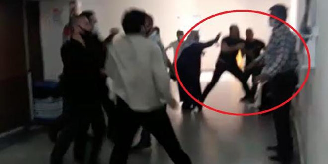 Bursa Adliyesi'nde tekme ve yumruklu kavga