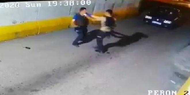 Kavga eden polis ve bekçi görevden uzaklaştırıldı
