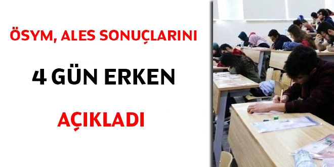 ALES/1 sonular akland