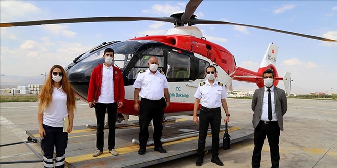 Ambulans helikopter acil hastalara 'Hızır' gibi yetişiyor