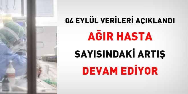 Ağır hasta sayısındaki artış devam ediyor