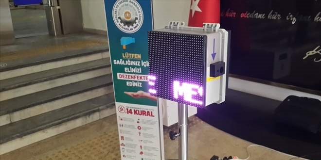 Meslek lisesinde uzaktan otomatik ateş ölçen cihaz geliştirildi