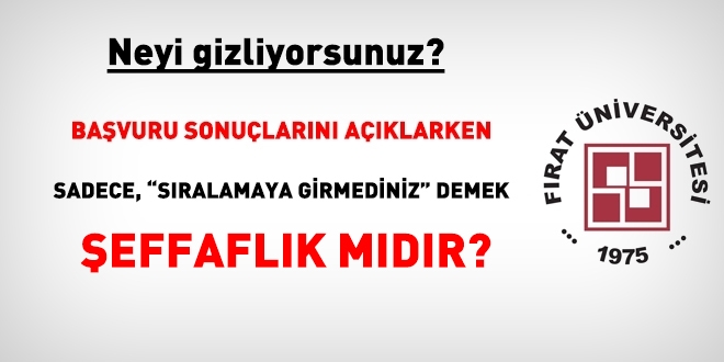 4/B'li personel alımında, başvuru sonuçlarını açıklarken, 'Sıralamaya giremediniz' demek şeffaflık mıdır?