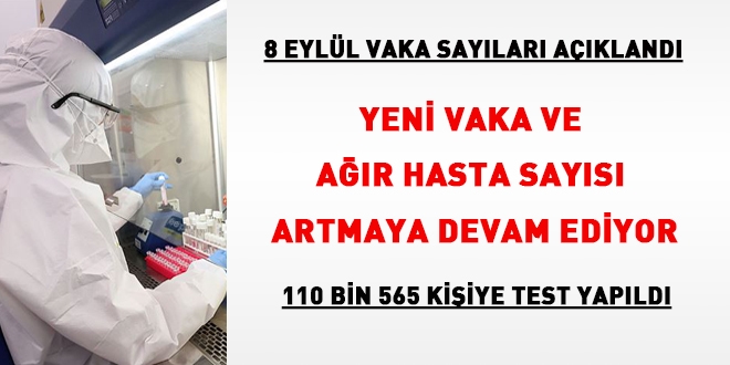 Test says 110 bin, yeni vaka says 1.761