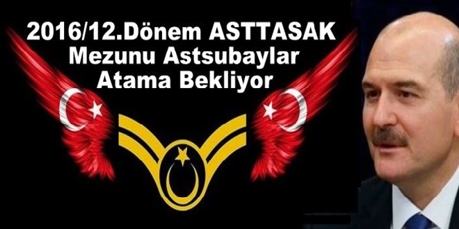 2016/12. dnem ASTTASAK mezunu Astsubaylar atama bekliyor