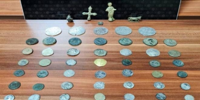 Tokat'ta tarihi eser operasyonu: 57 parça eser ele geçirildi