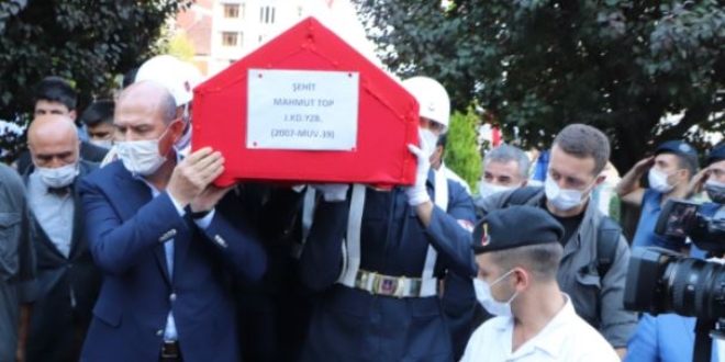 Şehit Yüzbaşı Mahmut Top son yolculuğuna uğurlandı