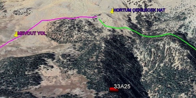 Orman ekipleri, yangın için 7 km hortum çekmiş