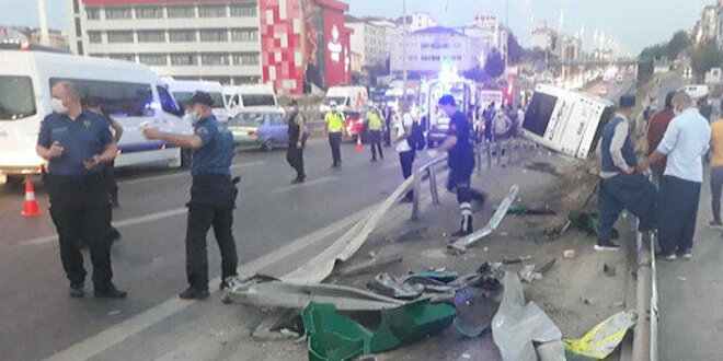 Devrilen şehirlerarası otobüsün şoförü adli kontrolle serbest