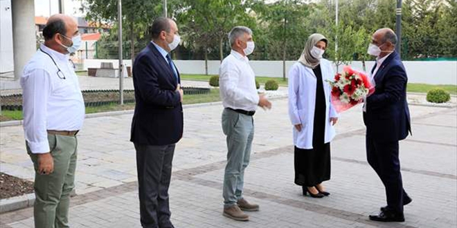 Virüsü yenen Başkan'dan 'maske, mesafe, temizlik' uyarısı