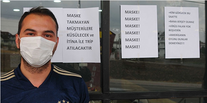 Bu restoranda maske takmayanlara küsülecek ve itinayla trip atılacak