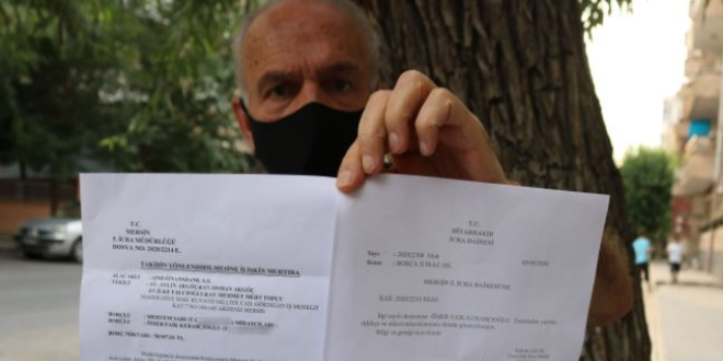 36 yıl önce boşandığı eşinin tüm borcu üstüne yıkıldı