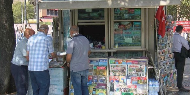 İstanbul'daki gazete büfelerine yüzde 500 zam