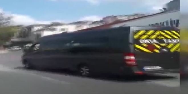 Okul servis şoförünün sözlü tacizi cep telefonuna kaydedildi