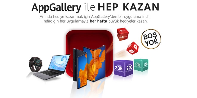 AppGallery ile her hafta 30 bin TL değerinde HUAWEI Mate Xs kazanma fırsatı