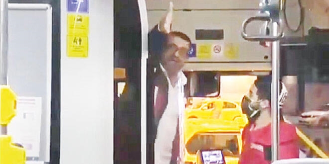 Maganda şoförün lisansı iptal edildi