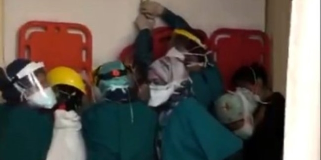 Sağlık çalışanlarına yapılan saldırıya soruşturma başlatıldı