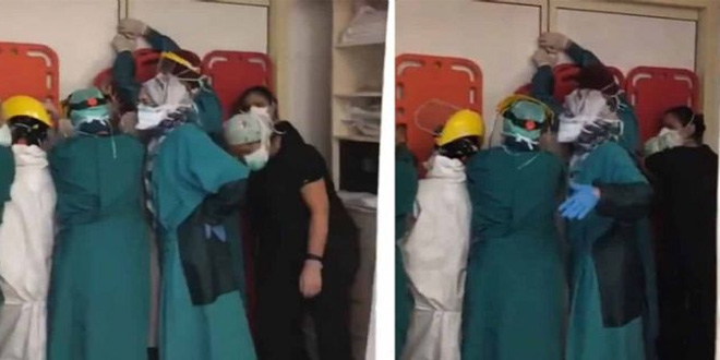 Acil baskınında sağlıkçıları şifreli kapı kurtardı