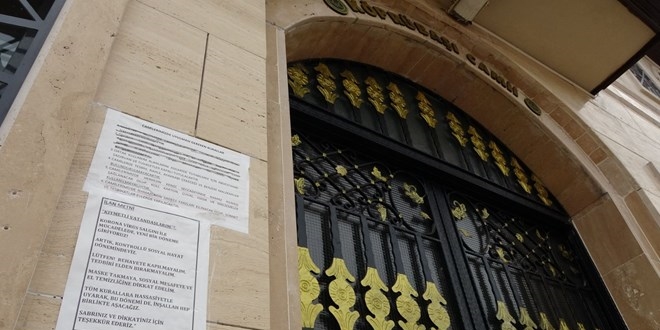 Mezzin pozitif knca camii kapatld