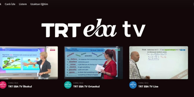 TRT EBA TV, yayınlarına kesintisiz ve sorunsuz devam ediyor