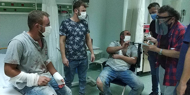 Mezarcılar önce mezarlıkta sonra hastanede birbirine girdi: 6 yaralı