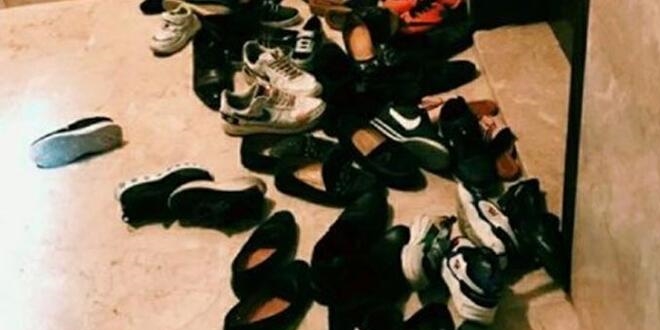 Karantina evinde 20 misafirli kahvaltı!